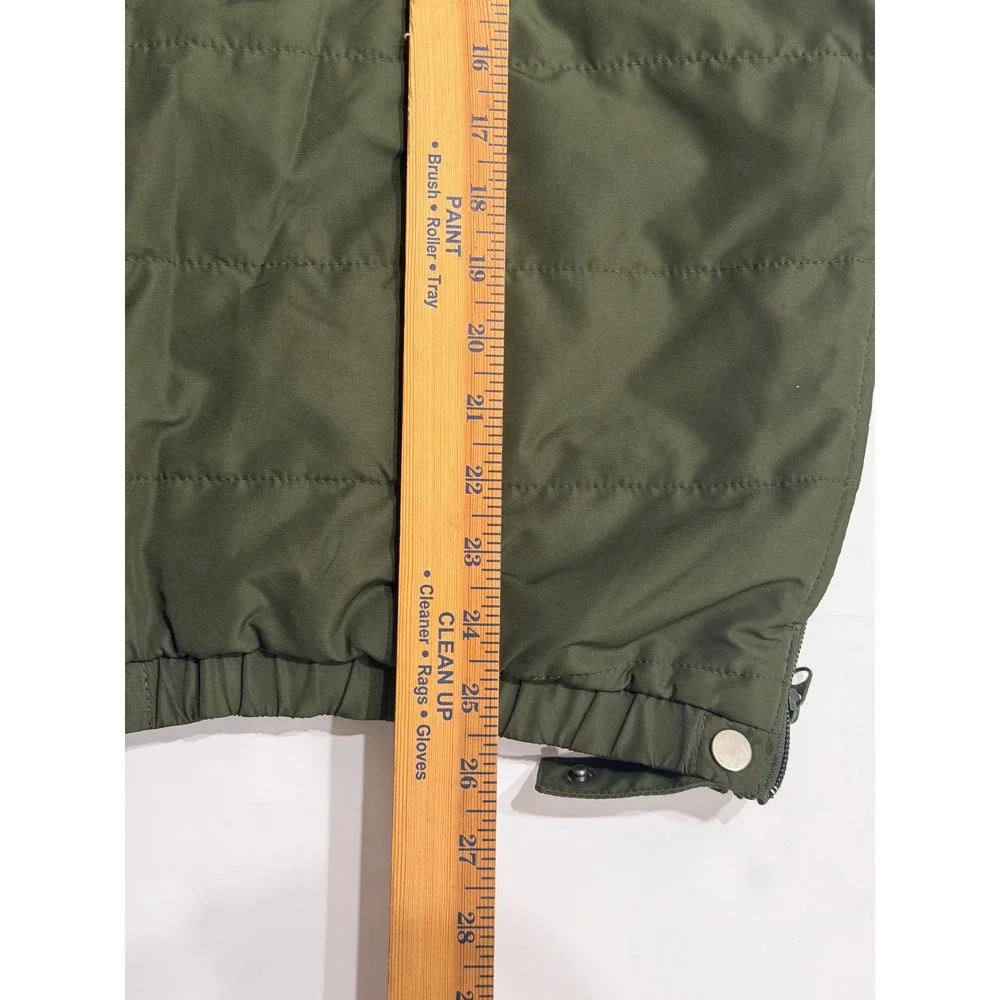 The Force Made For Heroes Mens Green Tactical Puffer Jacket Full Zip Large‎ RG L